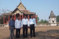 ឯកឧត្ដម សួនបវ៉រ ឯកឧត្ដម លី សារី និងលោក ជា សុវណ្ណធួនអញ្ជើញចូលរួមបើកសម្ភោធដាក់ឲ្យប្រើប្រាស់ជាផ្លូវការនូវ សាលាឆទាន នៃវត្តសុវណ្ណក្វារាមខ័ណ្ឌ