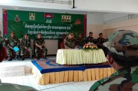 ឯកឧត្ដម ឧត្ដមសេនិយ៍ឯក ប៊ុន សេងបានរៀបចំពិធីបិទវគ្គហ្វឹកហ្វឺន នៅទីបញ្ជាការតំបន់ប្រតិបត្តិការសឹករងខេត្ត