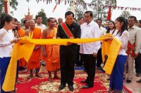 ឯ ឧ បណ្ឌិត ងួន ញុិល អនុប្រធានទី២រដ្ឋសភា អញ្ជើញក្នុងពិធីបុណ្យបញ្ចុះខ័ណ្ឌសីមា
