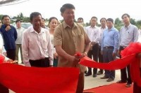 ឯកឩត្តម សួន បវរ អភិបាលខេត្តបានអញ្ជើញ ចូលរួមពិធីសម្ភោធ ផ្សាថ្មីក្បាលស្ពាន