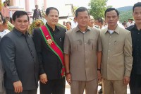 ឯ.ឧ បណ្ឌិតហ៊ុន ម៉ាណែត អញ្ជើញជា អធិបតិក្នុងពិធី កាត់ឬសសីមាក្នុង វត្តគីរីមង្គល ហៅវត្តភ្នំធំ