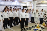 សម្តេចមហាបវរធិបតី ហ៊ុន ម៉ាណែត និងលោកជំទាវបណ្ឌិត អញ្ជើញគោរពវិញ្ញាណក្ខន្ធសពភរិយានាយឧត្តមសេនីយ៍ ម៉ឹង សំផន